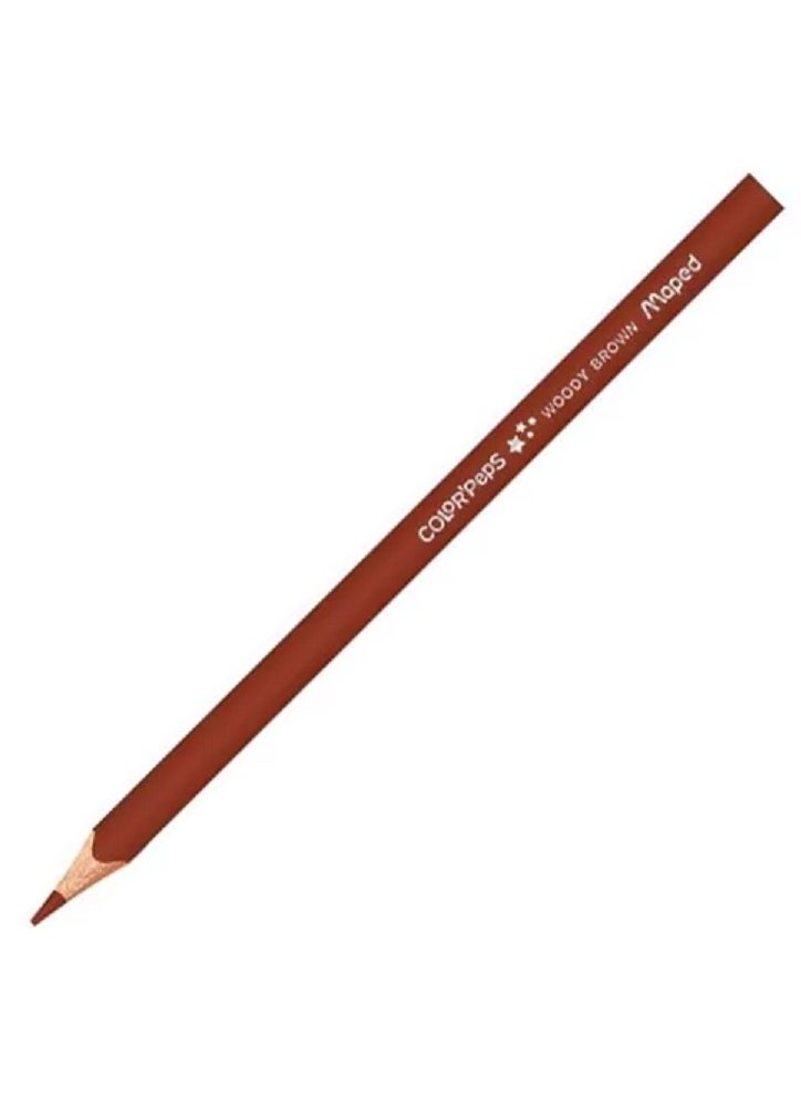 Maped - 12 Wooden colors + 3 dual-ended colors in skin tones - Image 1