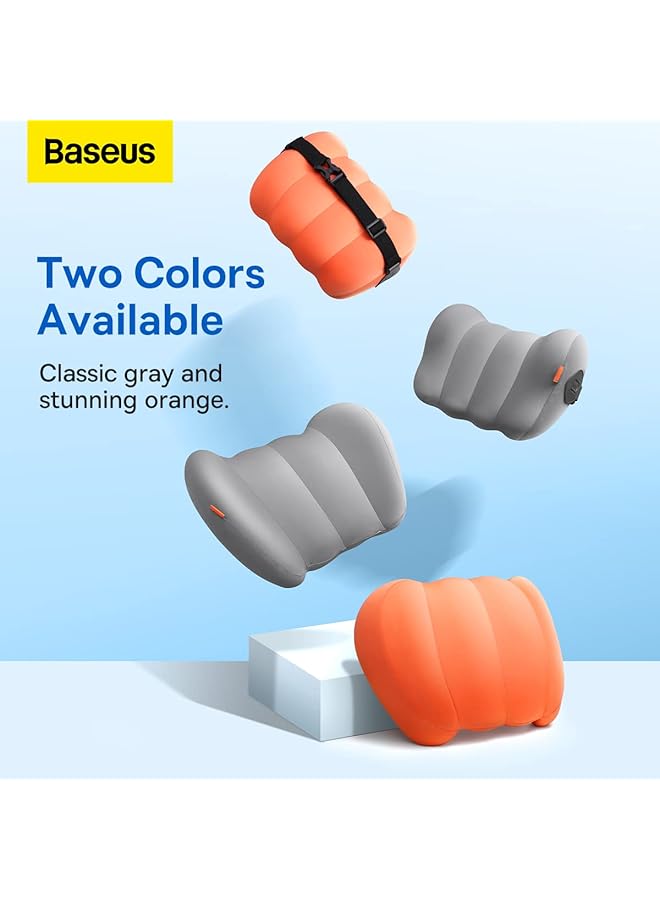 Baseus Comfortride Series Car Lumbar Waist Pillow Orange One Size - Image 5