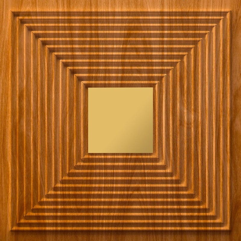 ELEVATE INTERIOR لوحات حائط مرآة أكريليك ثلاثية الأبعاد ملصقة | عناصر ديكور منزلية لوحدة التلفاز، غرفة المعيشة، المطعم | عبوة من 12 قطعة تغطي مساحة 32.4 قدم مربع. - Image 1