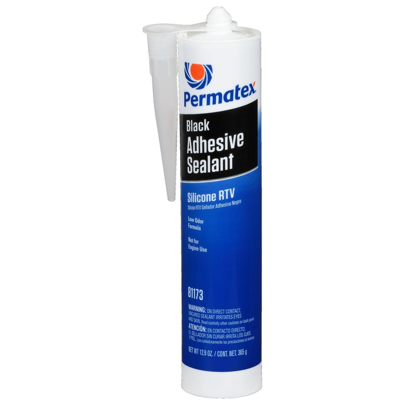 Permatex لاصق سيليكون أسود برماتكس 81173، 12.9 أونصة - Image 2