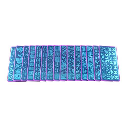 VNC 20Pcs 12X6cm Nail Art Soft Stamping Protective Shell Plastic Holder Stamper Rectangel Stamp Holder - Image 5