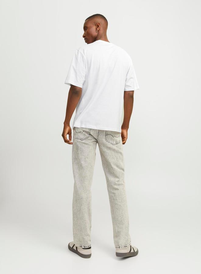 JACK & JONES Printed Crew Neck Combed Jersey T-Shirt - Image 5