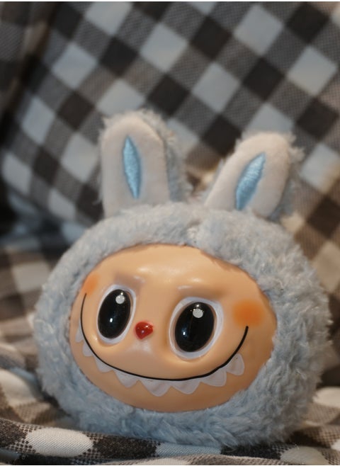 Labubu Blue Plush Keychain – Cute Bunny in Sweet Pink, a Heartwarming Gift – No Blind Box