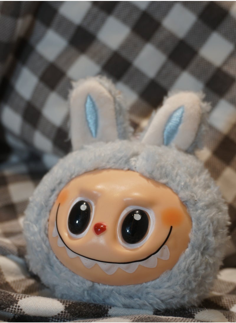 null - Labubu Blue Plush Keychain – Cute Bunny in Sweet Pink, a Heartwarming Gift – No Blind Box - Image 1