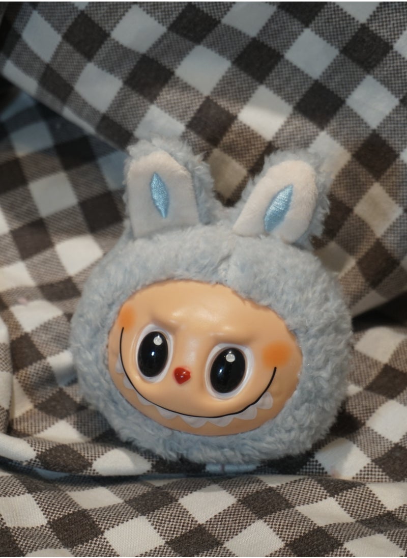 null - Labubu Blue Plush Keychain – Cute Bunny in Sweet Pink, a Heartwarming Gift – No Blind Box - Image 1