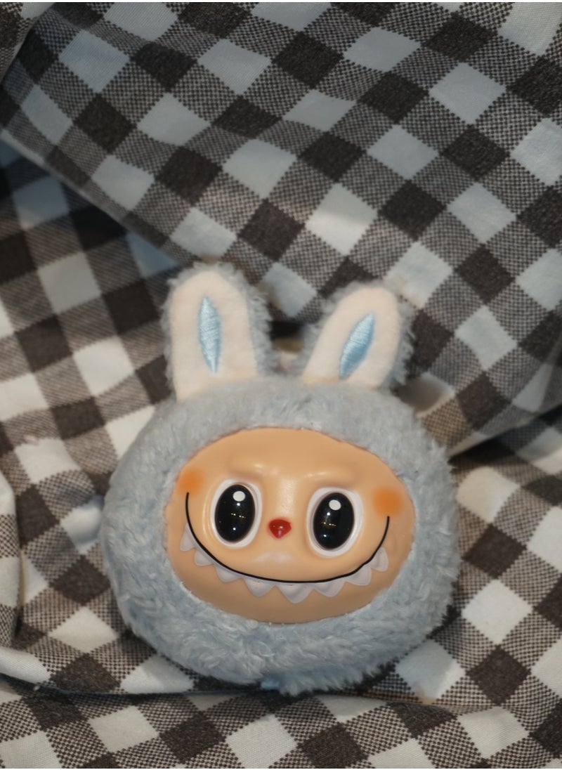 null - Labubu Blue Plush Keychain – Cute Bunny in Sweet Pink, a Heartwarming Gift – No Blind Box - Image 1