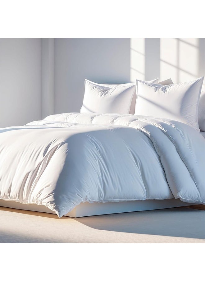 snooze Quilt cover with zipper, 180*235 cm, white  - Image 1