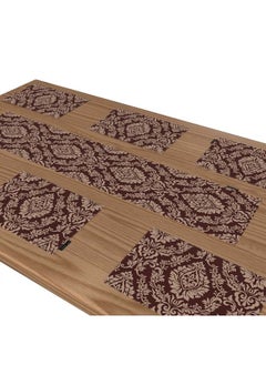 ART MOOD Sophia Maroon Placemats Set  - Image 2