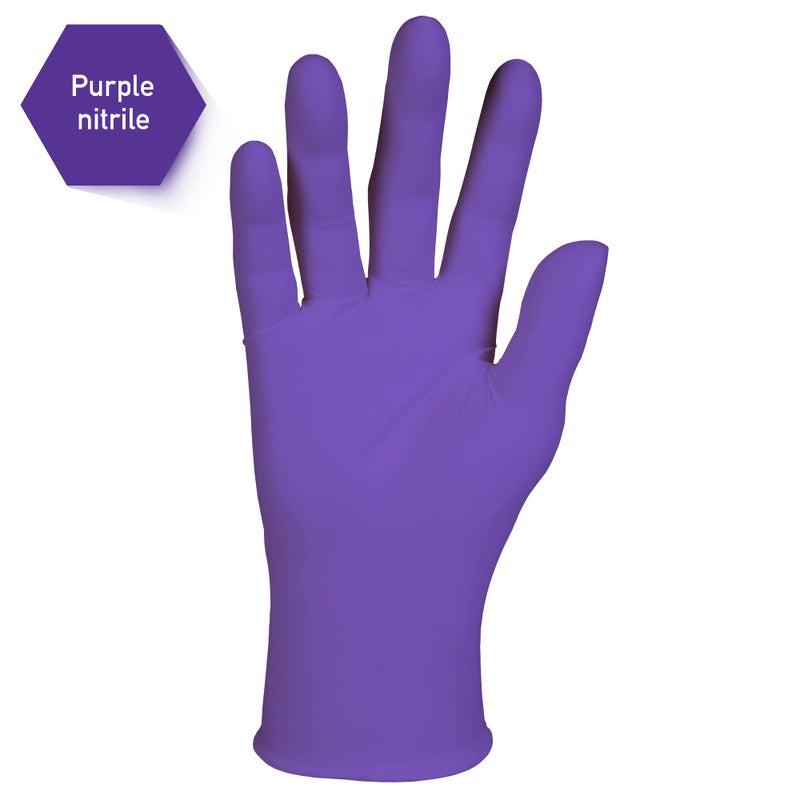 Ansell Kimtechâ„¢ Purple Nitrileâ„¢ Exam Gloves (55081), 5.9 Mil, Ambidextrous, 9.5â€, Small, 100 Nitrile Gloves/Box - Image 2