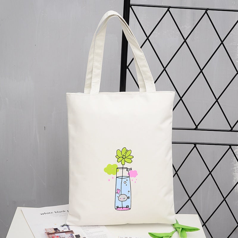 Student Women'S Bag Shoulder Bag Women'S Printed Comfortable Shoulder Bag Simple Cloth Bag Travel Shopping Bag Customizable Pattern - Image 1