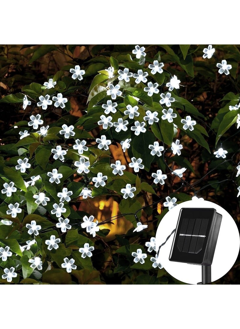 Technosmart Techno Smart 50 LEDs with 8 Modes Solar Flower White Light Bayçe Lighting Decoration Solar Powered  - Image 1