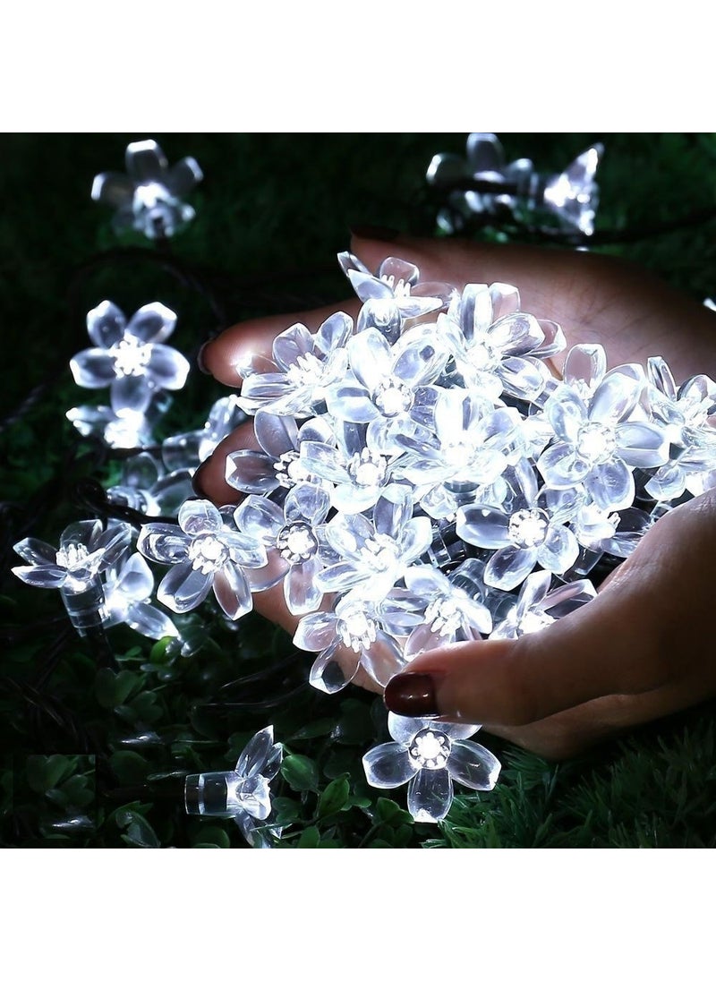 Technosmart Techno Smart 50 LEDs with 8 Modes Solar Flower White Light Bayçe Lighting Decoration Solar Powered  - Image 2