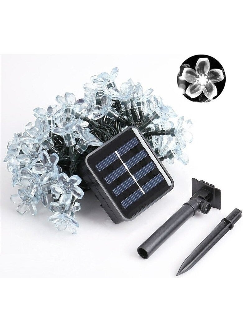 Technosmart Techno Smart 50 LEDs with 8 Modes Solar Flower White Light Bayçe Lighting Decoration Solar Powered  - Image 5