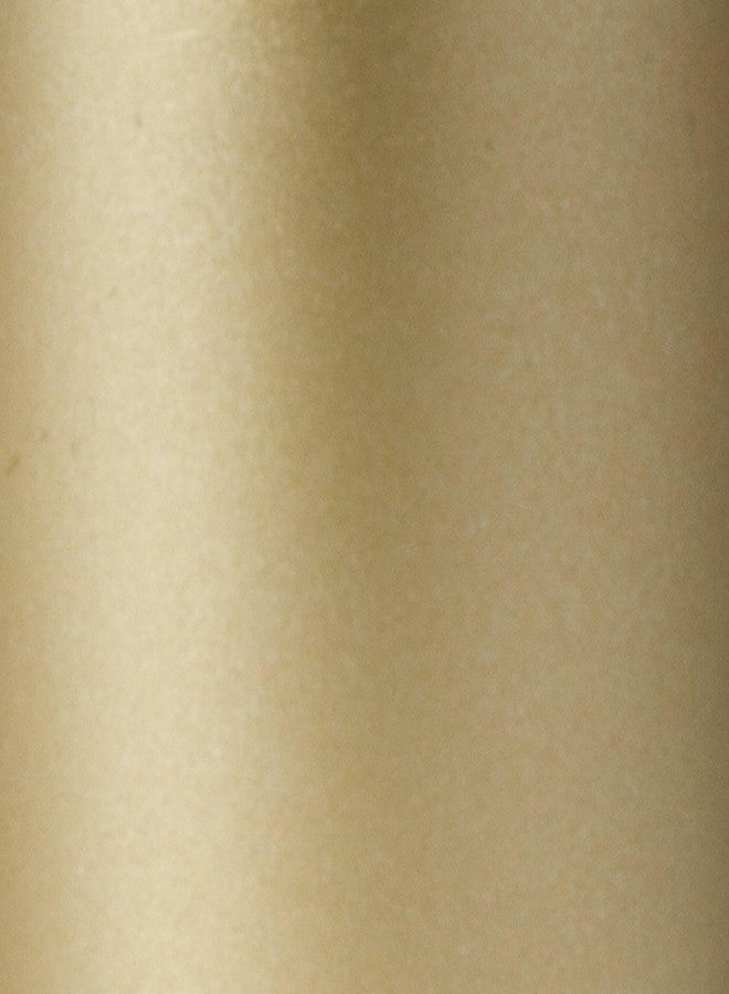 tag Gold Metallic Pillar Paraffin Wax Candle 3X3 Unscented Drip-Free Long Burning 30 Hours for Home Decor Wedding Parties 3x3 Gold - Image 2