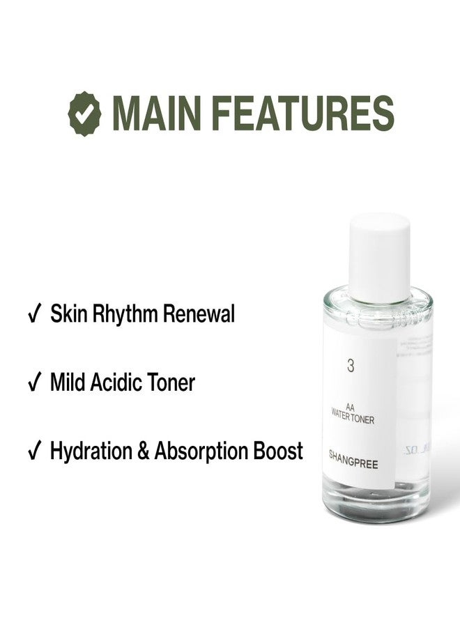 SHANGPREE AA Water Toner, Galactomyces Ferment Filtrate, low pH Toner, Mild Acidic Toner, for Skin Balance, Hydration Boost, Refines Texture, For Dull Skin & Uneven Texture, 100ml / 3.38 fl.oz. - Image 5