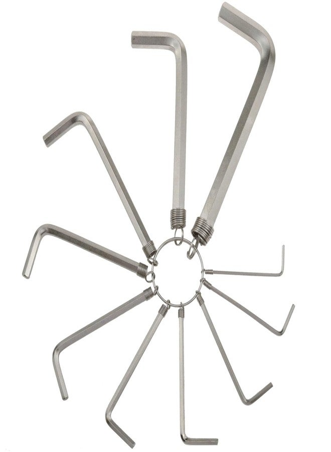 AYLIFU 1Set Allen Wrench Hex Key Set 10 in 1 L Shape Hexagon Head Wrench Wrench Size: 1.5mm, 2mm, 2.5mm, 3mm, 3.5mm, 4mm, 5mm, 6mm, 8mm, 10mm (Silver) - Image 4
