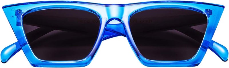 FEISEDY Vintage Square Cat Eye Sunglasses Oversized Women Fashion Sun Glasses B2473 - Image 3