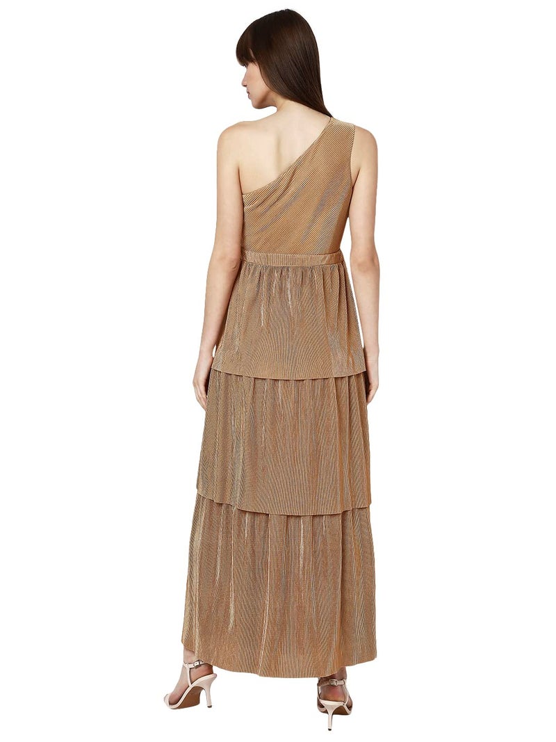 VERO MODA-Fit & Flared Dress (10298704_Pebble_M) - Image 4