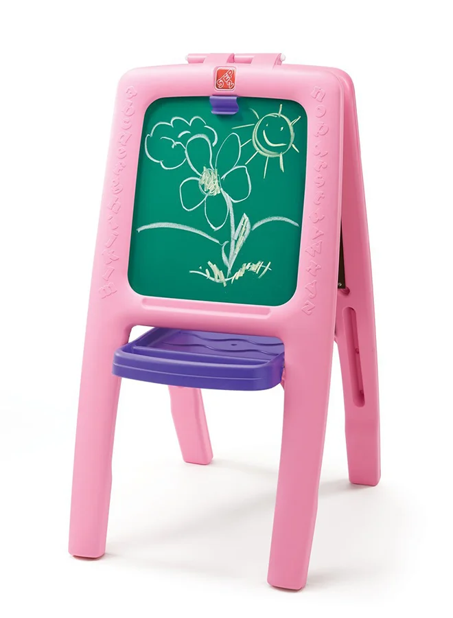 ستيب2 Easel For Two Learning And Educational Toy Pink