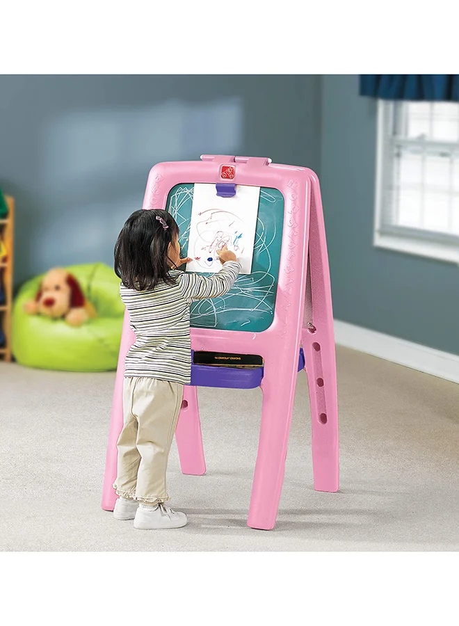ستيب2 Easel For Two Learning And Educational Toy Pink