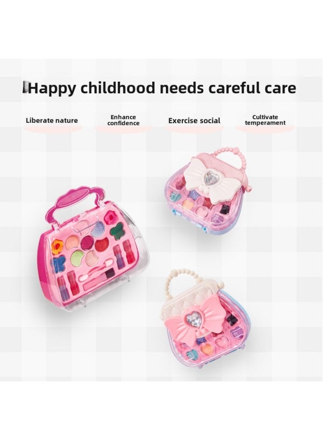 Children's Makeup Gift Box Cosmetics Toys Girls Play House Washable Eye Shadow Sequins Suit Wholesale-Color:138b Crossbody Bag English  - Image 5
