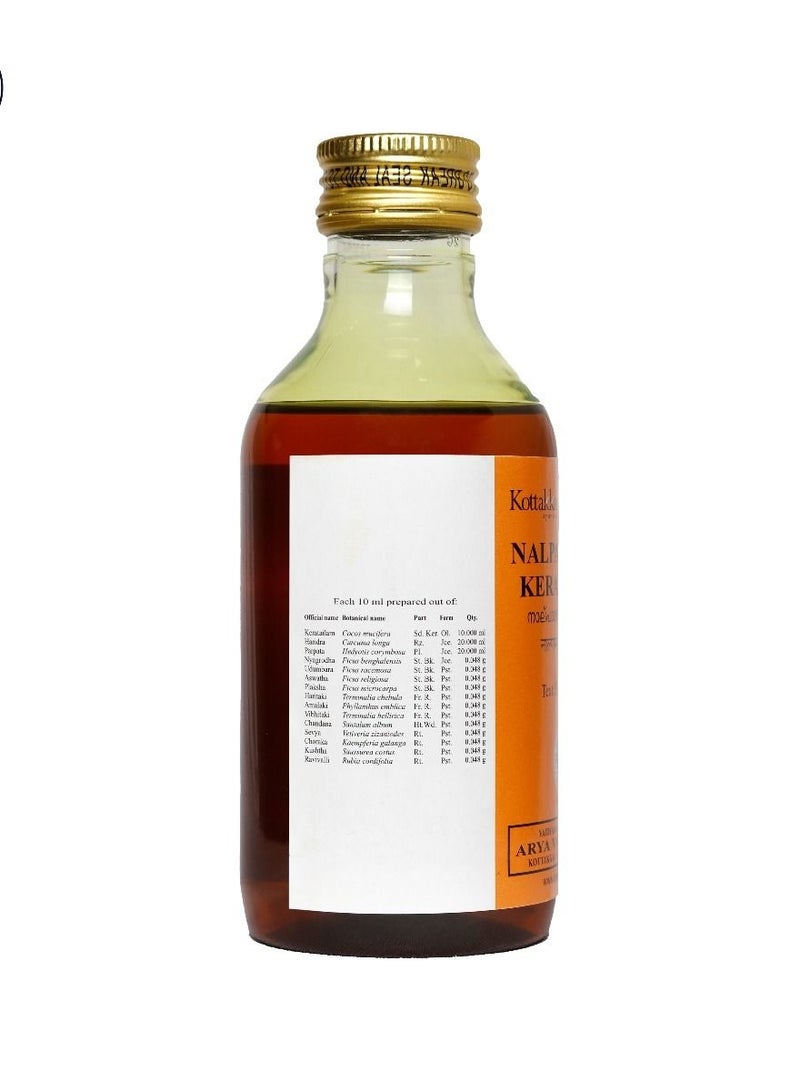Kottakkal ayurveda Nalpamaradi Keratailam 200ml - Image 2
