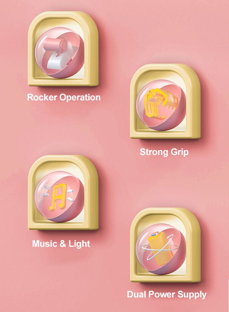 Sharpdo Doll Machine for Kids, DIY Mini Claw Electronic Machine with Music, Light and Grabber for Home Parties, Boys and Girls Fun and Cool Toys Galore Gift (Pink) - Image 4