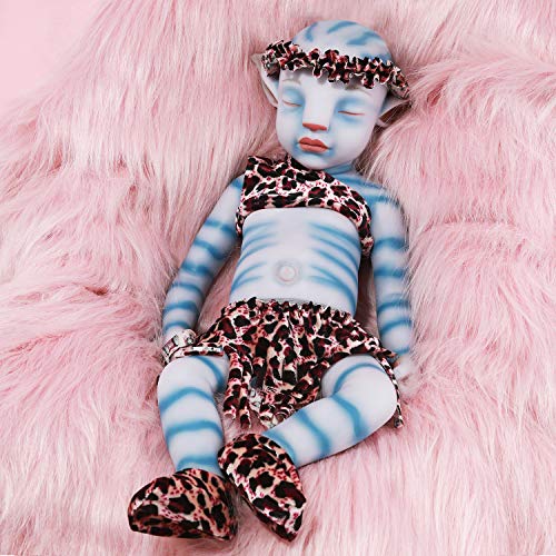 Vollence 20 inch Avatar Sleeping Silicone Realistic Lifelike Baby Doll Girl - Image 1
