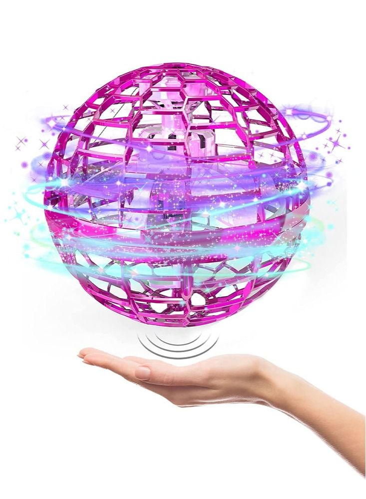 Perfii Mini Flying Ball Toys Hand Induction Controlled Flying Space Orb Ball Spinner with 360 Rotating LED Flying Boomerang Balls Perfect Birthday Gift for Kids and Adults - Image 1