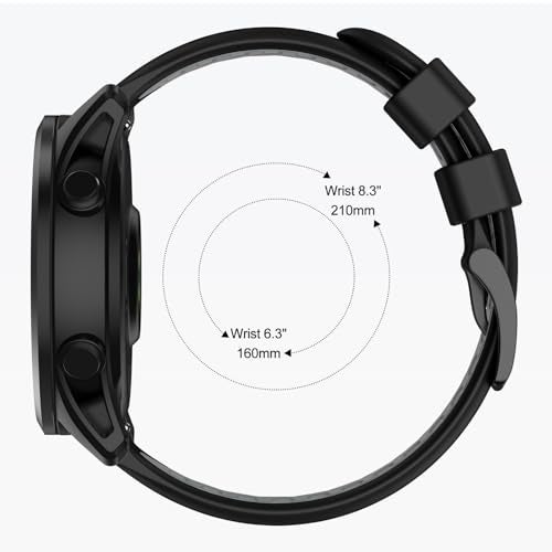 MYSNBKN Compatible with Garmin Forerunner 265 Replacement Band,Quick Release 22mm Watch Band for Forerunner 255,Vivoactive 4,Venu 2,Venu 3 Smartwatch - Image 5