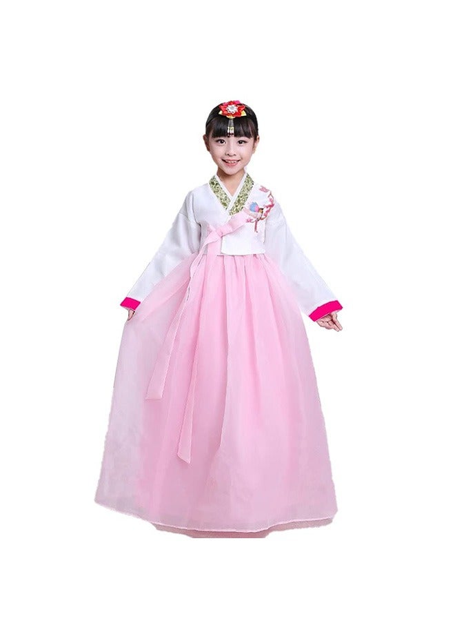 KoreanTraditional Long Sleeve Hanbok Dress Cosplay Costume  - Image 1