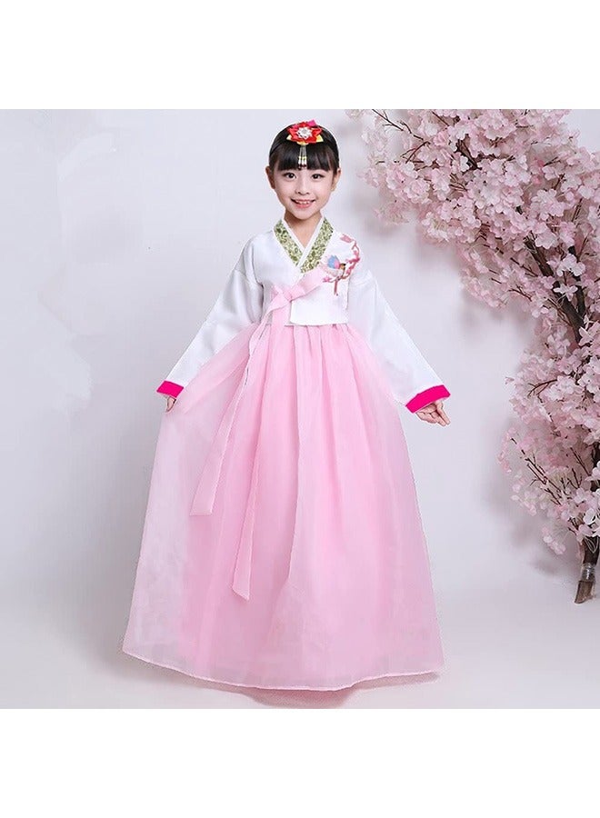KoreanTraditional Long Sleeve Hanbok Dress Cosplay Costume  - Image 2