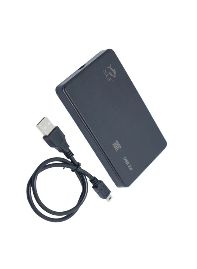 XLT Transparent Hard Drive Enclosure USB 3.0, Support UASP - 2.5 Inch Black  - Image 2