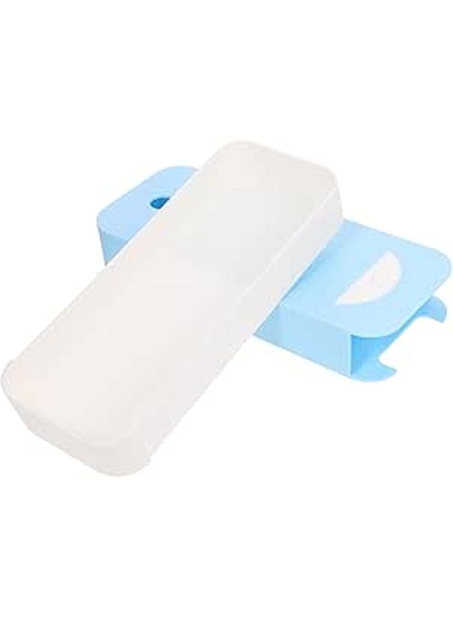 Coheali Desk Drawer Organizer Pen Holder Desktop Storage Box Blue Multifunctional Stationery Organizer For Office Student Desk Accessories - Image 1