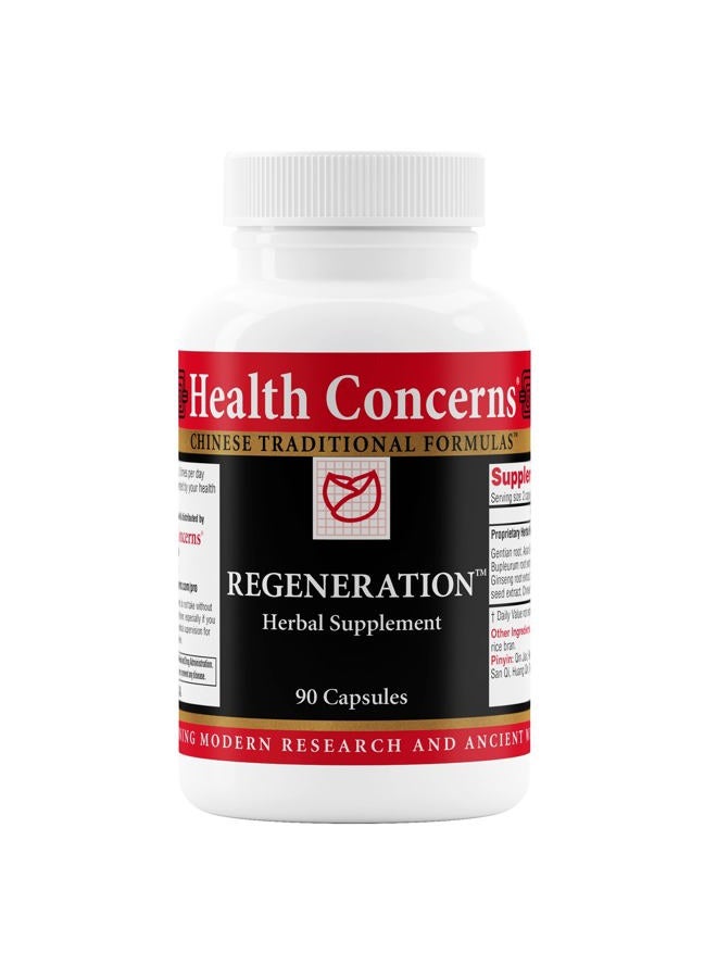 Health Concerns Regeneration - Immune System Support & Liver Health Supplement - 90 Capsules - Image 1