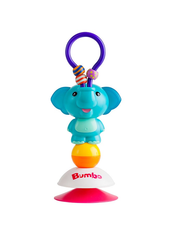 Bumbo Bubmo - Enzo the Elephant – Suction cups, and each little animal sticks, BPA-, PVC- and phthalate-free, highchairs, floor seats, and multi-seat tray, For babies from 3 months + (  Multicolour ) - Image 1