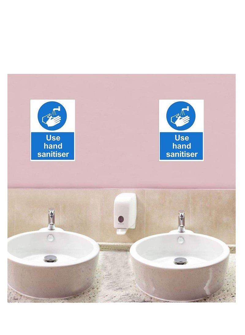Y&D Please Wash Your Hands Sign A5 150mm x 200mm Self Adhesive Vinyl Sticker The Clearest your Safety  - Image 4
