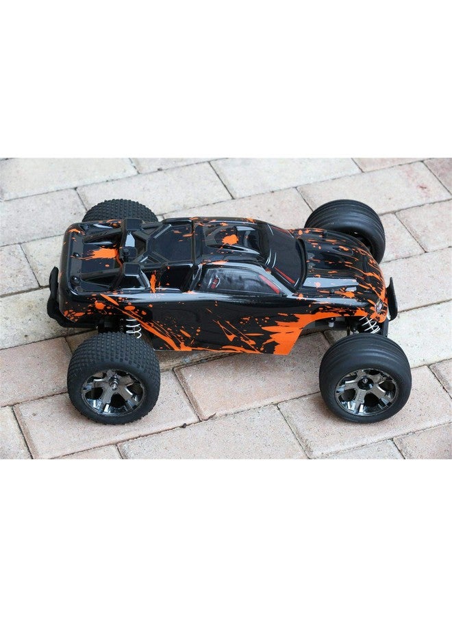 SummitLink Custom Body Muddy Orange Over Black Compatible For 1/10 Scale Rc Car Or Truck (Truck Not Included) R G 01 - Image 5