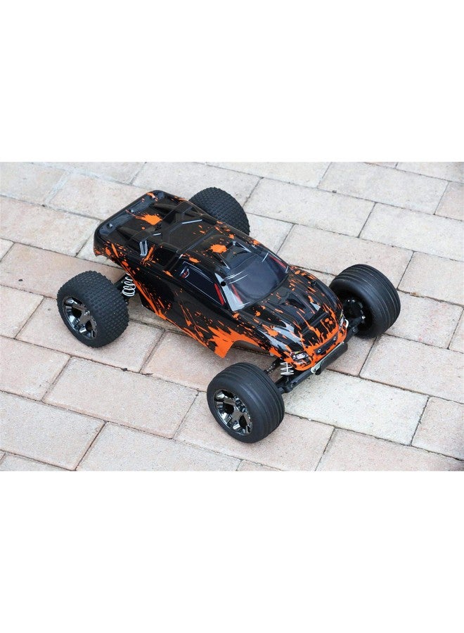 SummitLink Custom Body Muddy Orange Over Black Compatible For 1/10 Scale Rc Car Or Truck (Truck Not Included) R G 01 - Image 4