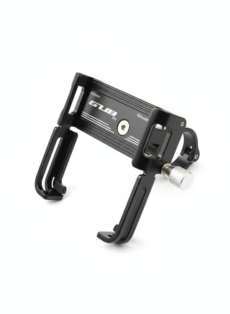 جي يو بي حامل موبايل معدني مقاوم للماء وقابل  درجة للدراجات – تثبيت قوي وآمن للمقود - Image 1