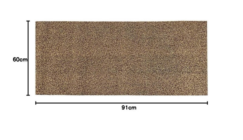 NESTPRIME Rubber Anti Slip Bathmat for BathroomKitchen Waterproof Anti Skid Mats for Home EntranceLiving Room RugsFloor Mats for Home Office Multipurpose Use 2x8 Feet Brown - Image 2