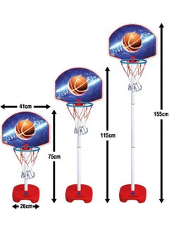 Apexma Children's Special Large Footed Basketball Hoop Set - Adjustable Size Game Hoop  - Image 2