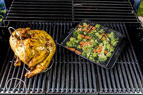 CharBroil NonStick Grill Basket BlackSilver - Image 3