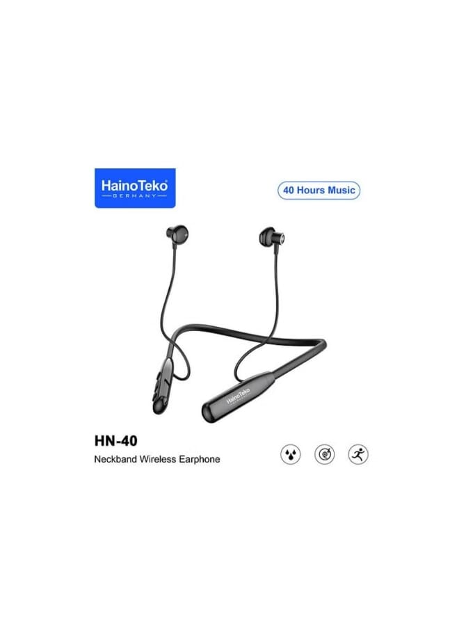 هاينوتيكو هاينو تيكو سماعة رقبة لاسلكية HN-40 بتقنية بلوتوث