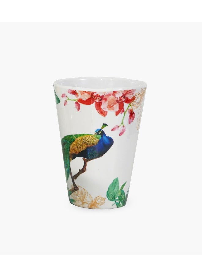 Roomours Peacock Tumbler Melamine 1 Pieces 