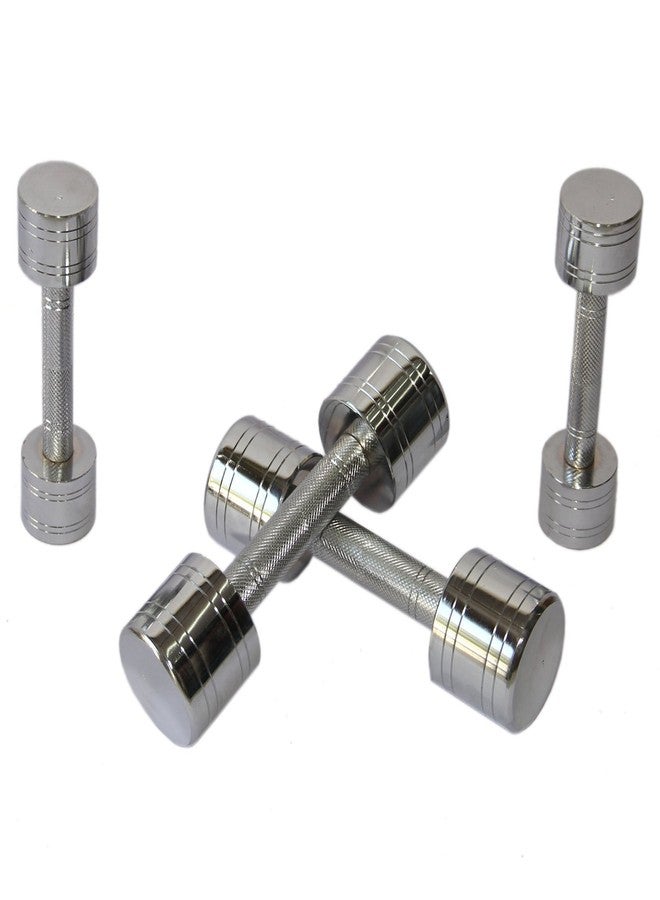 Body Maxx Chrome Steel Dumbells Sets 2 Kg (1Pair) - Image 2