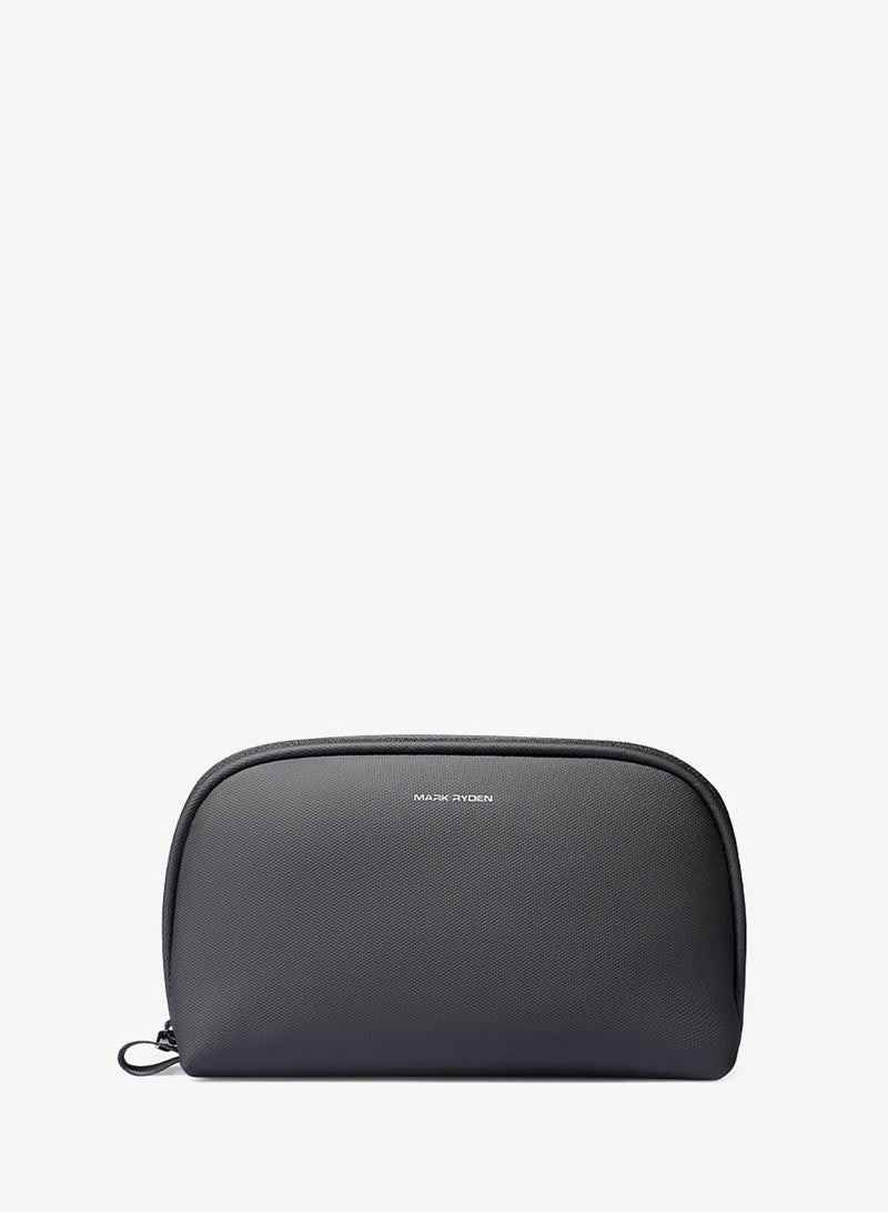 MARK RYDEN MR-63 Black Digital Organizer Bag Compact Travel Gadget Pouch, Multi-Pocket Oxford with YKK Zipper & Water-Repellent Fabric – 22×13×6 cm - Image 1