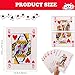 Fahacop 2 Decks of 8 x 11 Inch Jumbo Playing Cards Giant Poker Cards Large Oversized Cards for Kids Adults Seniors Card Game Theme Party Decorations - Image 3