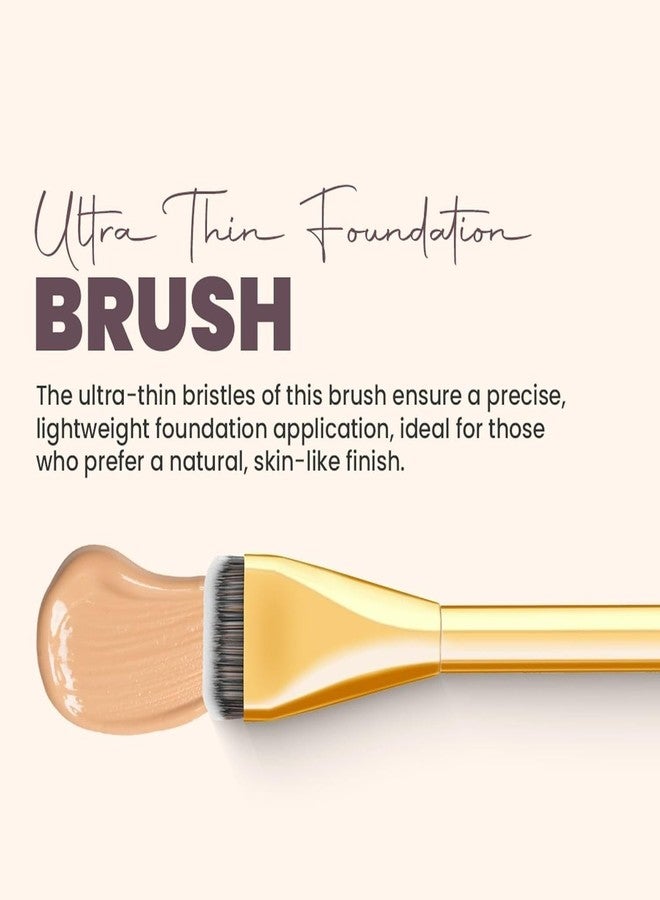 Lobe Miracle Ultra Thin Foundation Brush with Soft Dense Bristles, for Liquid Makeup, BB Cream & Facial Mask, Cruelty Free - Image 5