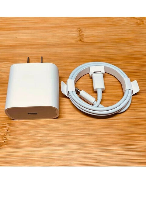 For iPhone 11/12/13 Pro/X/XR Fast Charger 20W PD Cable Cord Power Adapter Type-C